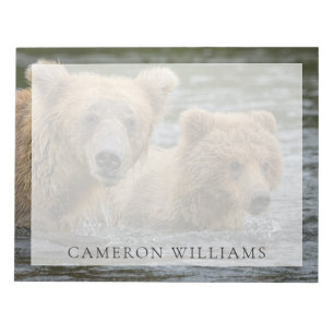 Bloc-note Animaux de bébés cutest   Mama Bear & Her Cubs