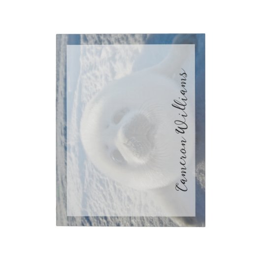 Bloc-note Animaux de bébés cutest | Phoque bébé (Tourné)