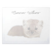 Bloc-note Animaux de bébés cutest | Pine Marten (Devant)