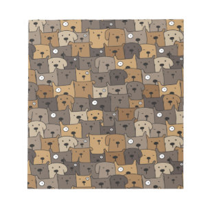 Bloc-note Animaux motifs adorables Chiens Amoureux