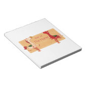 Bloc-note Année du cheval (Incliné)