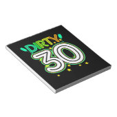 Bloc-note Anniversaire 30 ans | Joyeux 30e anniversaire (Incliné)