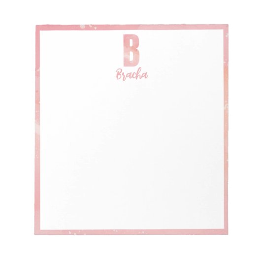 Bloc-note Anniversaire de Tie dye bas mitzva (Devant)