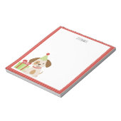 Bloc-note Anniversaire du Chiot mignon (Tourné)