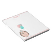 Bloc-note Anniversaire du Hérisson mignon (Incliné)