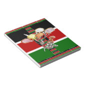 Bloc-note anniversaire du Kenya (Incliné)