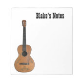 Bloc-note Antique Acoustic Guitar Notepad (Devant)
