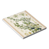 Bloc-note Antique Blackthorn Botanique Imprimé Fleur Berry (Incliné)