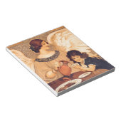 Bloc-note Antique française au chocolat (Incliné)