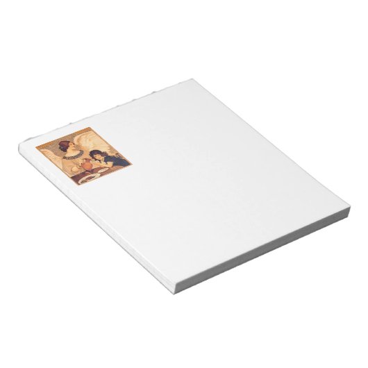 Bloc-note Antique française au chocolat (Incliné)