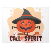 Bloc-note Appel de l'Esprit d'Halloween (Devant)