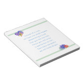 Bloc-note Apportez un livre Succulent Baby shower (Incliné)
