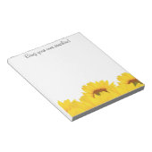 Bloc-note Apportez vos propres tournesols (Incliné)