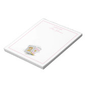 Bloc-note Appréciation de l'enseignant blanc de deuxième ann (Tourné)