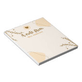 Bloc-note Appréciation de l'enseignant Boho Botanical Custom (Incliné)