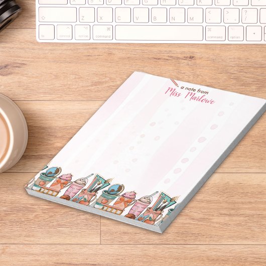 Bloc-note Appréciation de l'enseignant Cadeau de l'école Caf