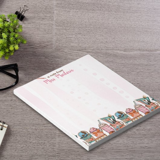 Bloc-note Appréciation de l'enseignant Cadeau de l'école Caf