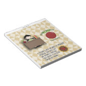 Bloc-note Appréciation de l'enseignant Candy Bar Wrapper Cad (Incliné)