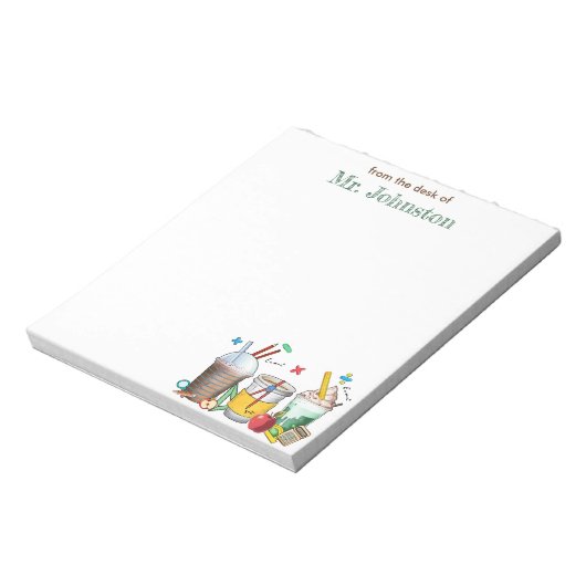 Bloc-note Appréciation de l'enseignant en mathématiques Café (Tourné)