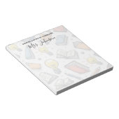 Bloc-note Appréciation de l'enseignant Motif créatif Doodle (Incliné)