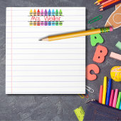 Bloc-note Appréciation de l'enseignant Personnalisé Red Cray