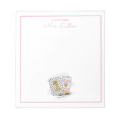 Bloc-note Appréciation personnalisée de l'enseignant de prem (Devant)