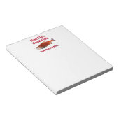 Bloc-note Après Saumon - Arrêter la mine de galets (Incliné)