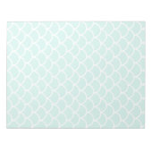 Bloc-note Aqua Blue Fish scale pattern (Devant)