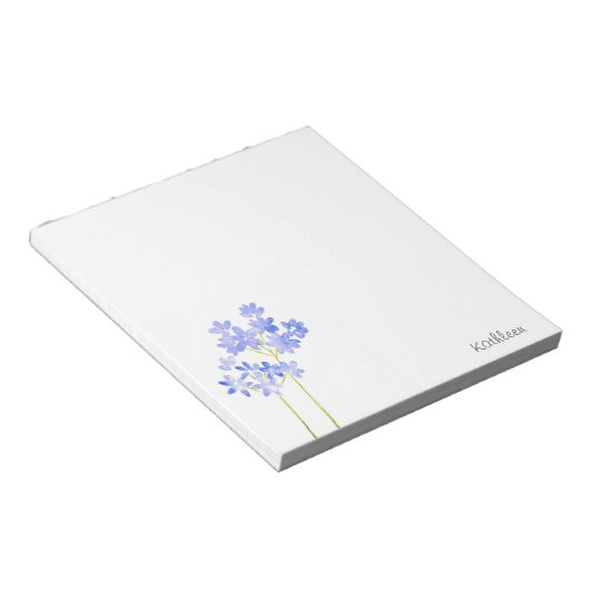 Bloc-note Aquarelle Agapanthus (Incliné)