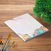 Bloc-note Aquarelle Art Enseignant Appréciation Don