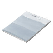 Bloc-note Aquarelle bleu marine moderne Ombre stratifié (Tourné)