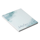 Bloc-note Aquarelle bleue Icy Froid (Incliné)
