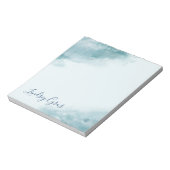 Bloc-note Aquarelle bleue Icy Froid (Tourné)