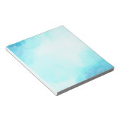Bloc-note Aquarelle bleue Sky Arrière - plan (Incliné)