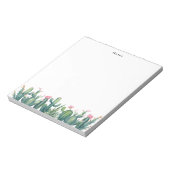 Bloc-note Aquarelle Boho Poted Cactus & Succulents Personnal (Tourné)
