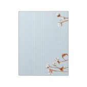 Bloc-note Aquarelle botanique Plante de coton (Tourné)