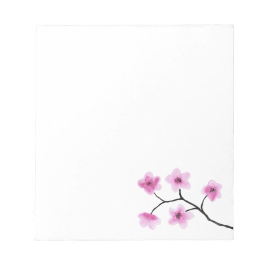 Bloc-note Aquarelle Cherry Blossom (Devant)
