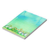 Bloc-note Aquarelle Citrouille Fantôme d'automne (Tourné)