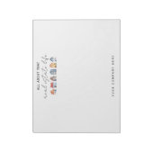 Bloc-note Aquarelle colorée Maisons Immobilier (Tourné)