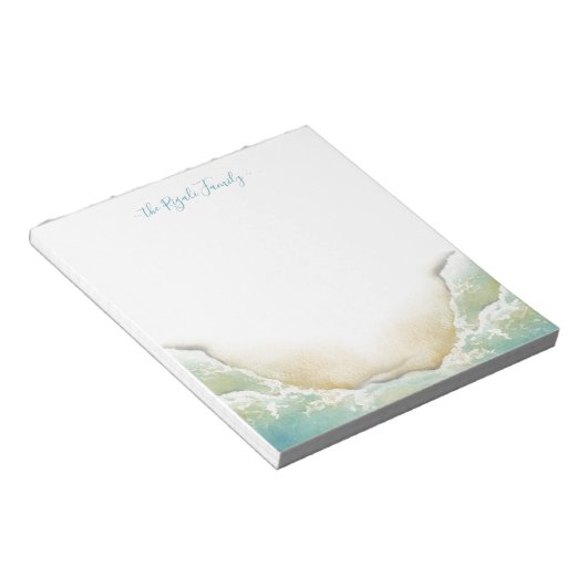 Bloc-note Aquarelle Côtière Mer Papeterie (Incliné)