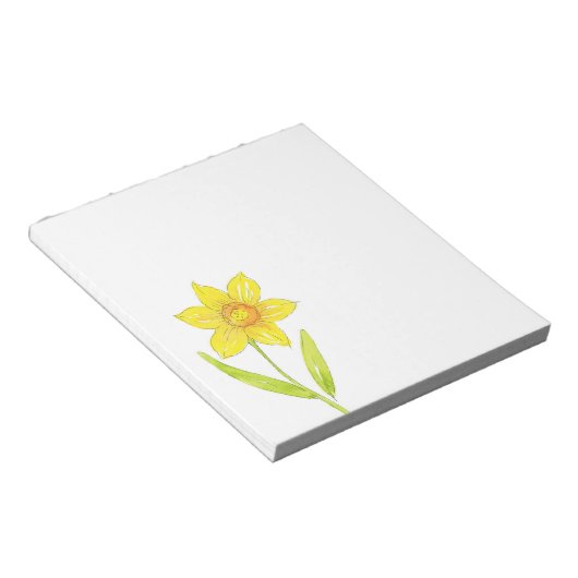 Bloc-note Aquarelle Daffodique 2 (Incliné)