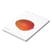 Bloc-note Aquarelle de fruit mangue orange tropicale (Tourné)