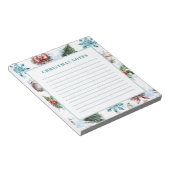 Bloc-note Aquarelle de Noël (Incliné)