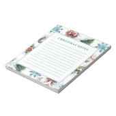 Bloc-note Aquarelle de Noël (Tourné)