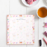 Bloc-note Aquarelle douce rose pâle lapin Nom du motif<br><div class="desc">Entrez dans un monde fantastique d'enchantement avec notre collection, avec "Joyful Melodies : Pink Rabbit's Birthday Symphony", un design de gouache d'aquarelle délicieux. Un charmant lapin rose, qui rappelle Alice dans le lapin blanc de Wonderland, souffle joyeusement une trompette au milieu d'un jardin fleuri. Les papillons gracieux et les deux...</div>