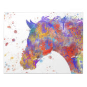 Bloc-note Aquarelle du cheval (Devant)