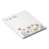 Bloc-note Aquarelle Fleur Sauvage (Incliné)