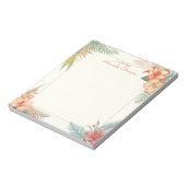 Bloc-note Aquarelle Fleurs tropicales & Nature Feuille (Tourné)