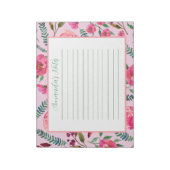 Bloc-note Aquarelle Florale (Tourné)