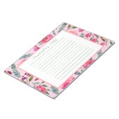 Bloc-note Aquarelle Florale (Incliné)